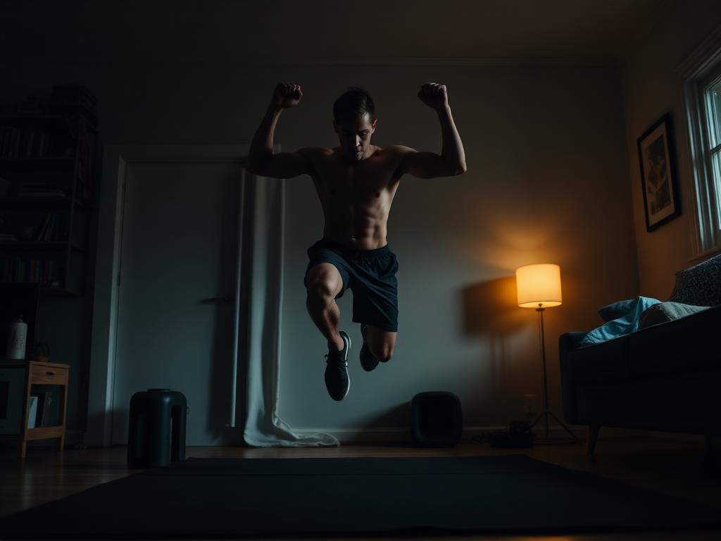 Hoppande jumping jacks
